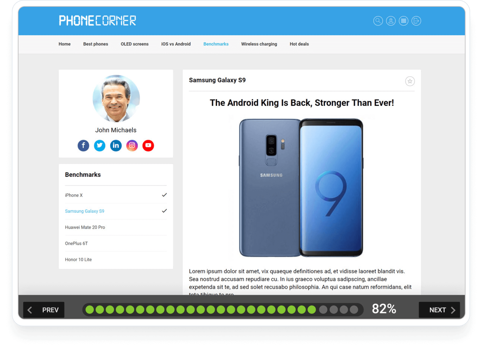 Membership interface