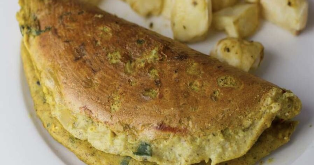 Chickpea Omelette Recipe by Cooking With Plants