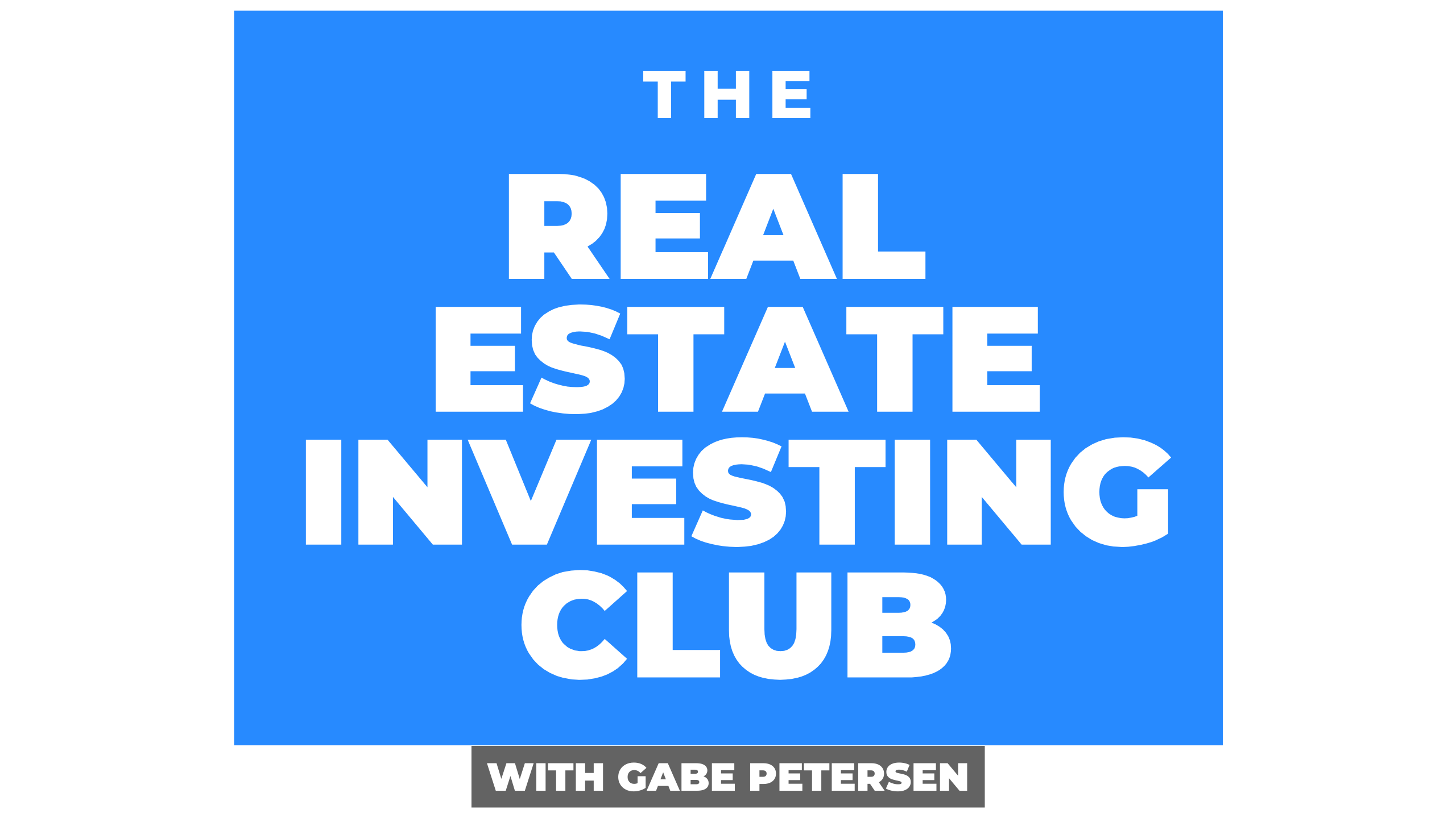 The Real Estate Investing Club Podcast
