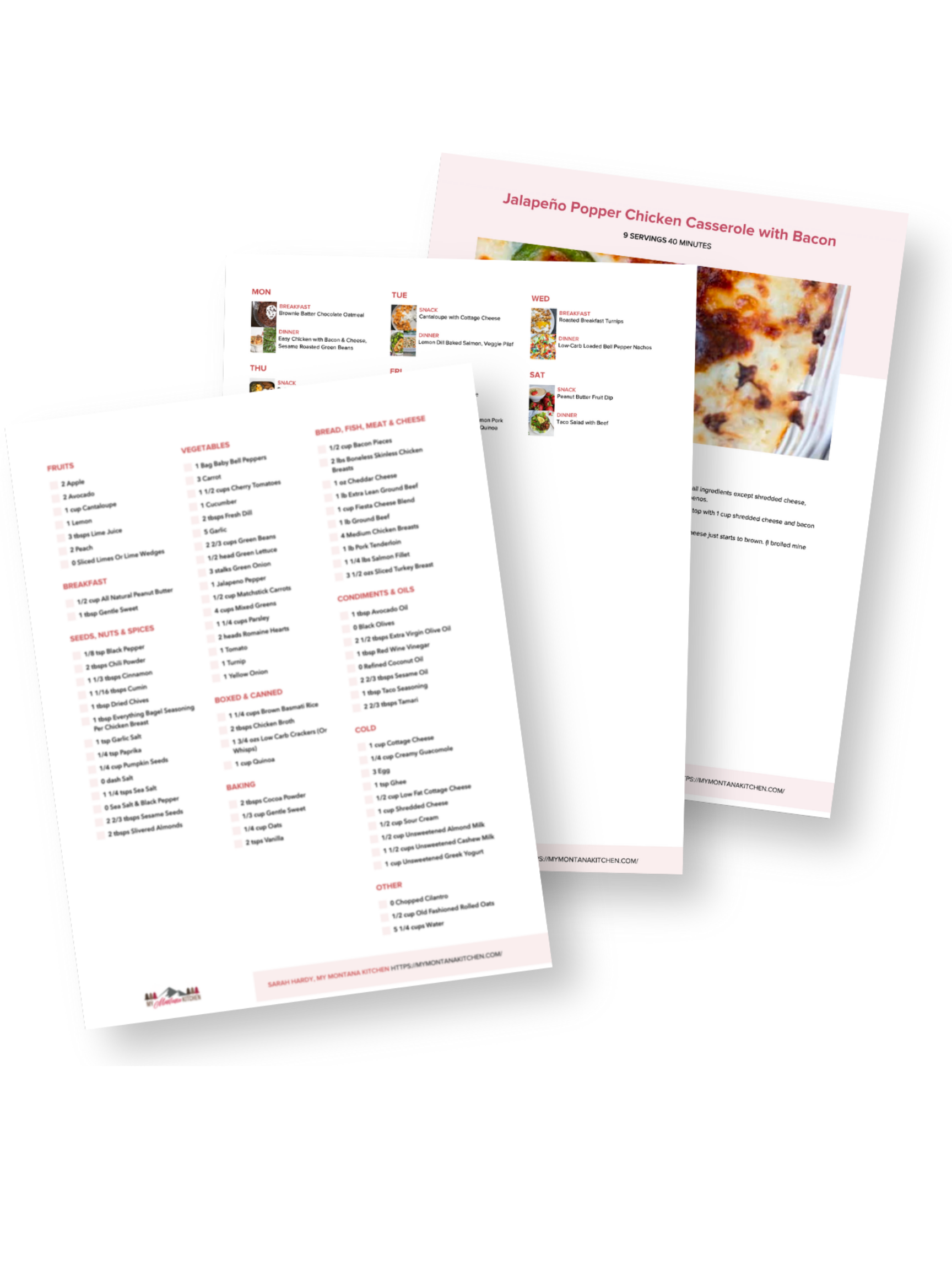 Month Of Meal Plans Bundle