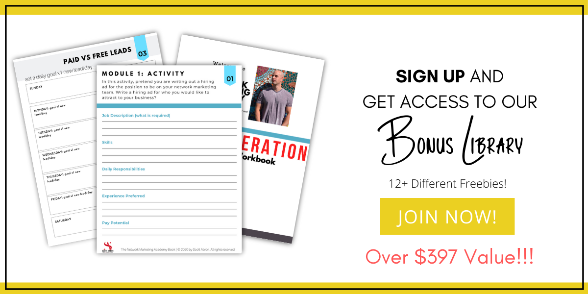 Join the Network Marketing Academy!